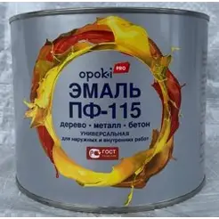 Эмаль ПФ-115 оранжевая 20кг Opoki PRO