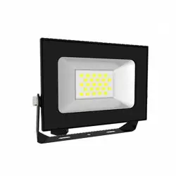 Прожектор светодиодный 20W 5000К 220-240V IP65 1700Лм 74х121х21мм черный Китай СДО Двадцаточка