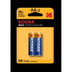 Элемент питания LR6(АА) алкалиновый (уп. блистер 2шт) Kodak MAX SUPER