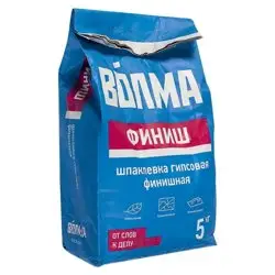 Шпаклевка гипсовая ВОЛМА ФИНИШ финишная 5 кг (полиэтилен)