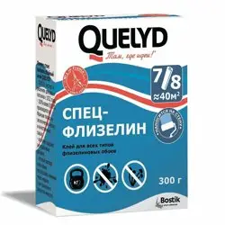 Клей для обоев QUELYD Спец-Флизелин 300 г (до 50 кв.м.)