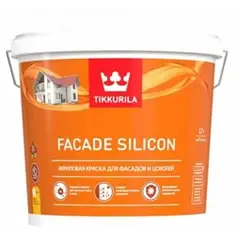 Краска ВД фасадная акриловая глубокоматовая База C TIKKIVALA Facade Acrylate 9л