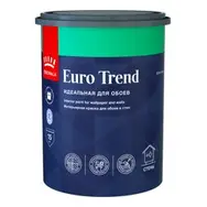 Краска ВД интерьерная для обоев и стен матовая Tikkivala (Tikkurila) EURO TREND База C 0,9л