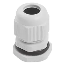 Сальник PG13,5 диаметр проводника 6-12 мм IP54, серый (DIY упаковка 2 шт) STEKKER