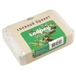 Брикет соляной "Чабрец", 1,2 кг, БАННАЯ ЛИНИЯ