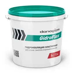Мастика гидроизоляционная DANOGIPS GidroFlex эластичная 5 кг