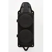 Розетка переносная Lezard 2-местная с заглушками 2Р+РЕ 1х16А 220-240V (каучук)